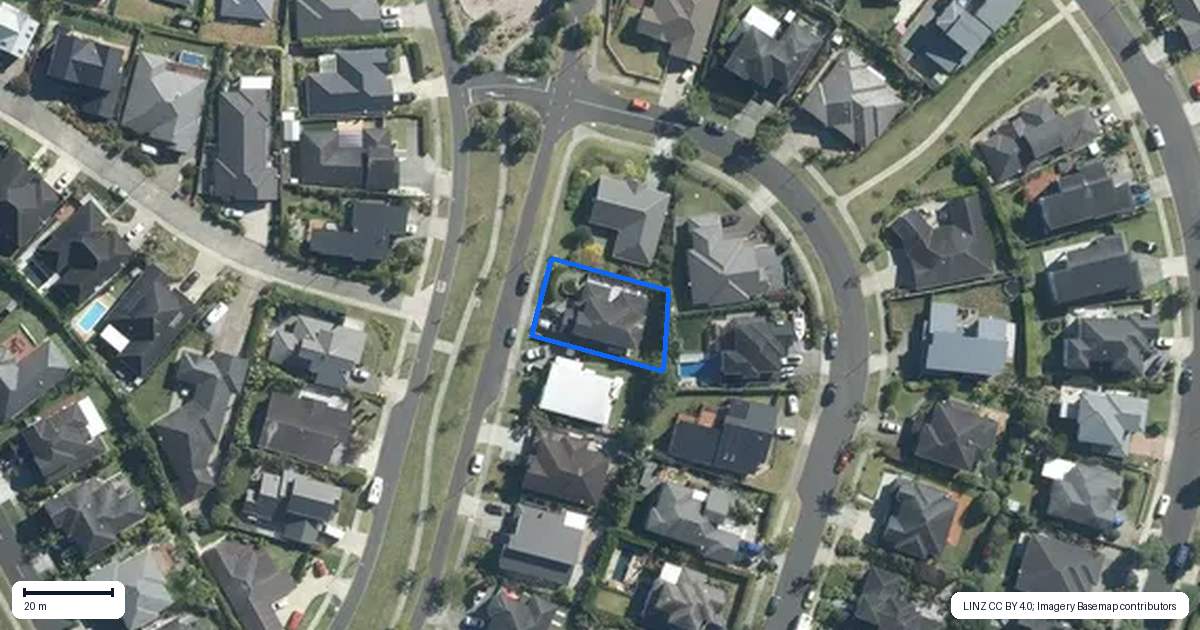 Property context map for 17 Major Henry Greens, Silverdale