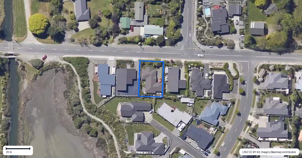 Property context map for 81 Old Wharf Road, Motueka