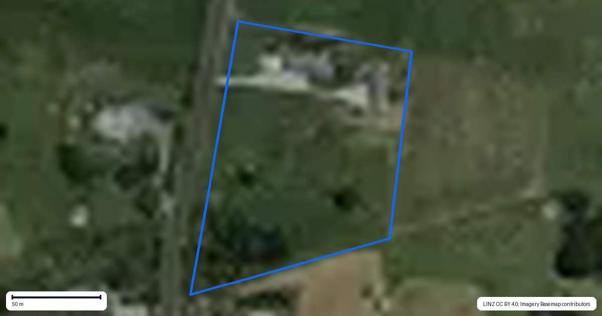Property context map for 33 Mellow Road, Ohaupo