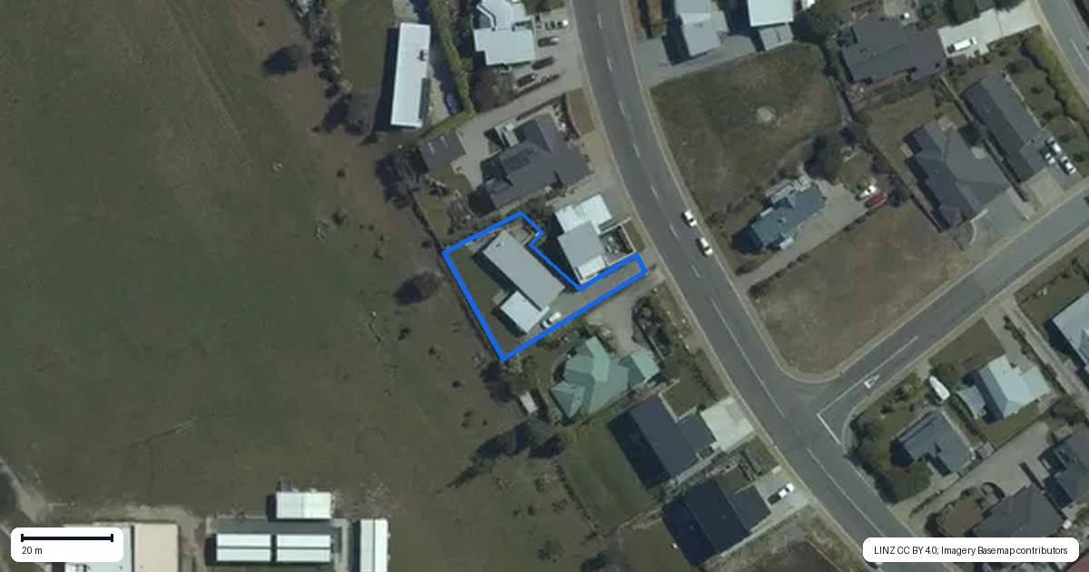 Property context map for 58B Kings Drive, Wanaka