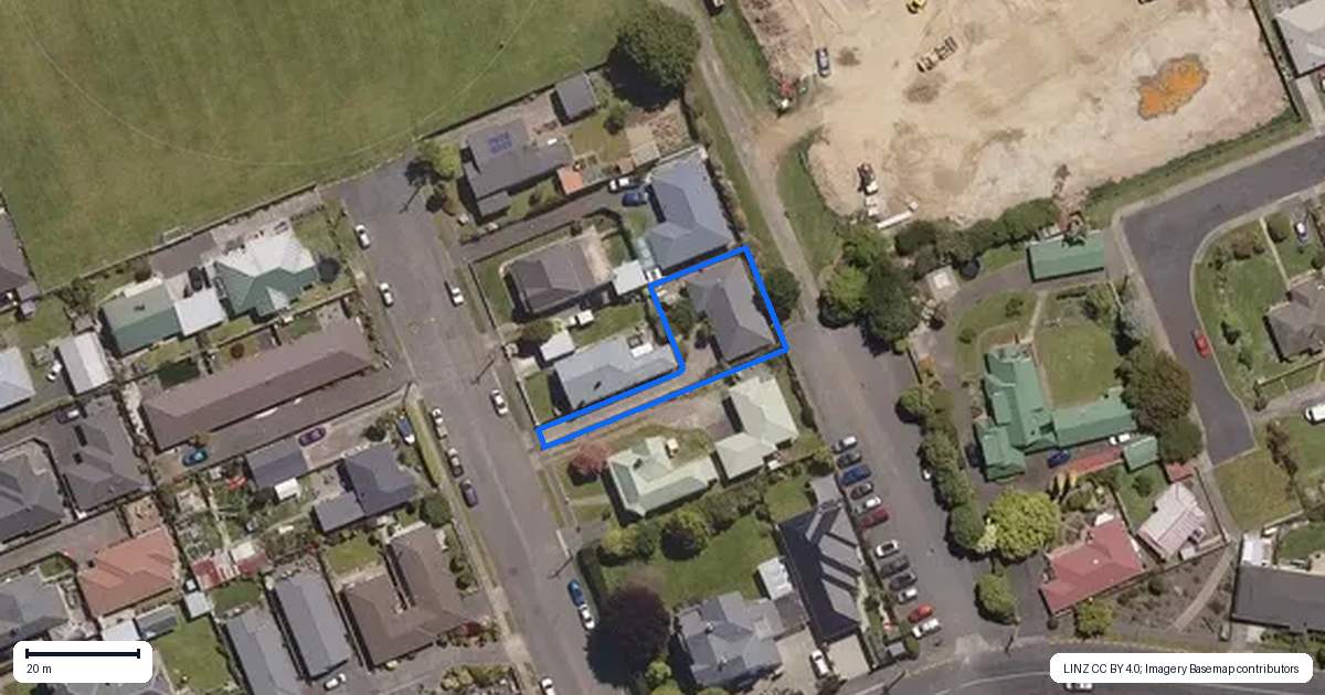 Property context map for 8A Victoria Street, Mosgiel
