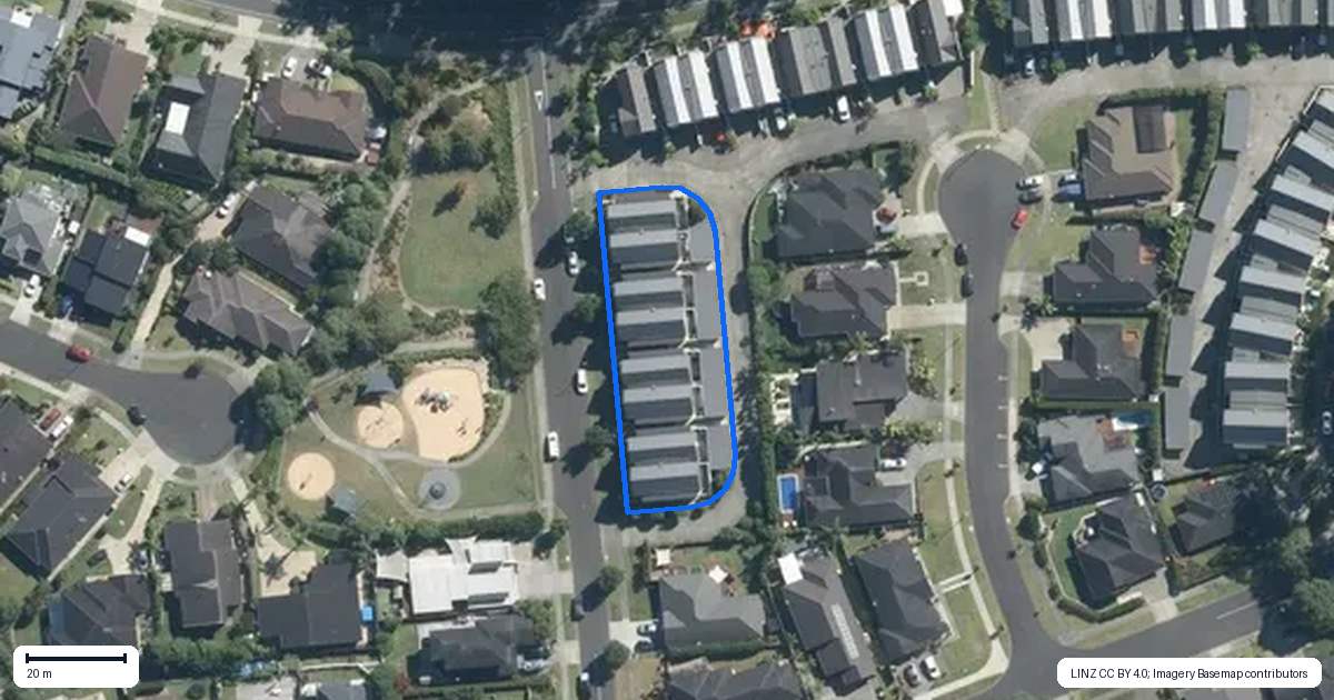 Property context map for 13A Botanical Drive, Silverdale