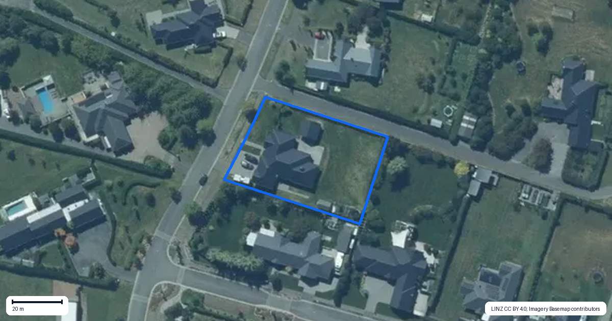 Property context map for 80 Preston Avenue, West Melton