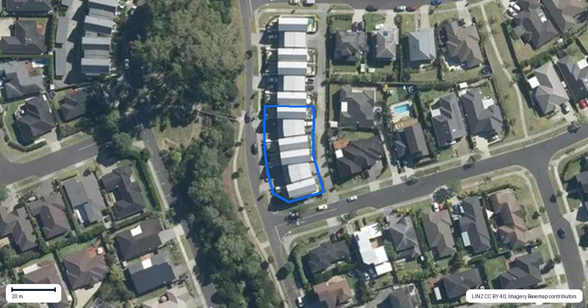 Property context map for 23A Blake Greens, Silverdale