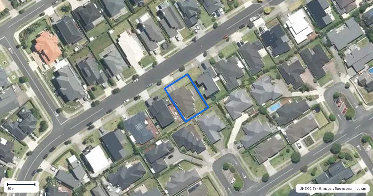 Property context map for 308 Harbourside Drive, Karaka, Papakura