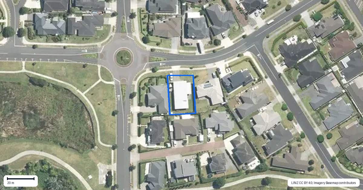Property context map for 56 Capriana Drive, Karaka, Papakura