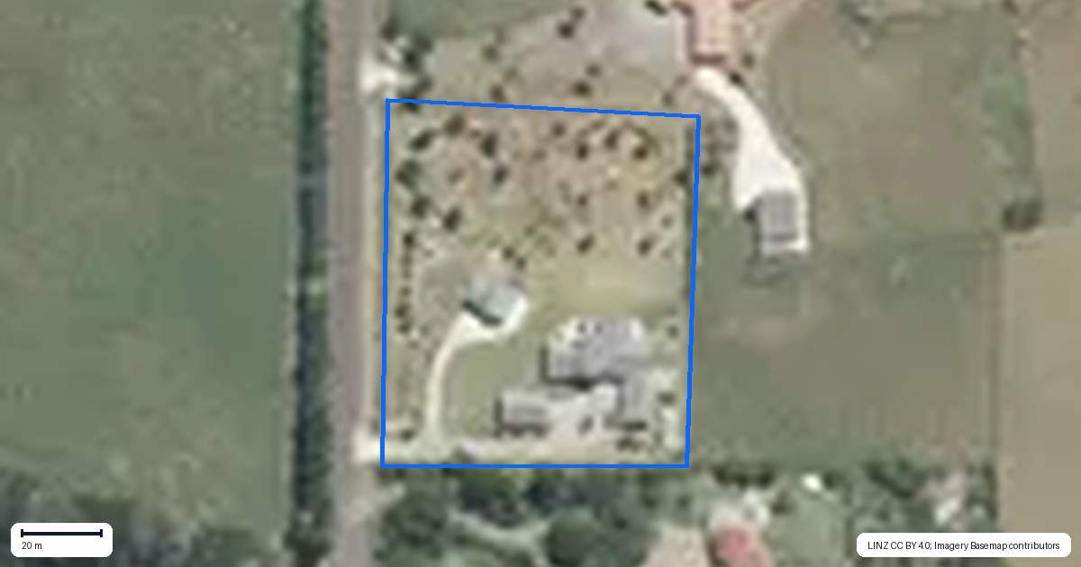 Property context map for 96 Dyke Road, Karaka, Papakura