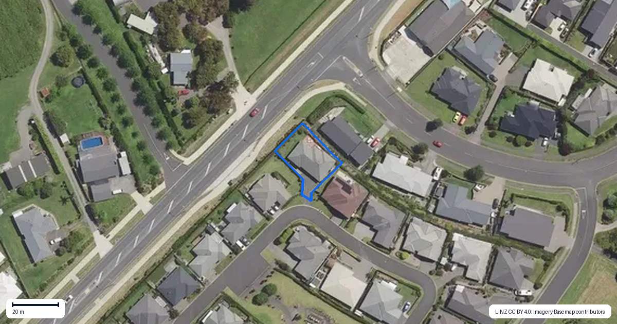 Property context map for 22 Vista Close, Omokoroa