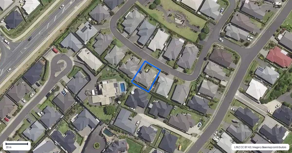 Property context map for 9 Vista Close, Omokoroa