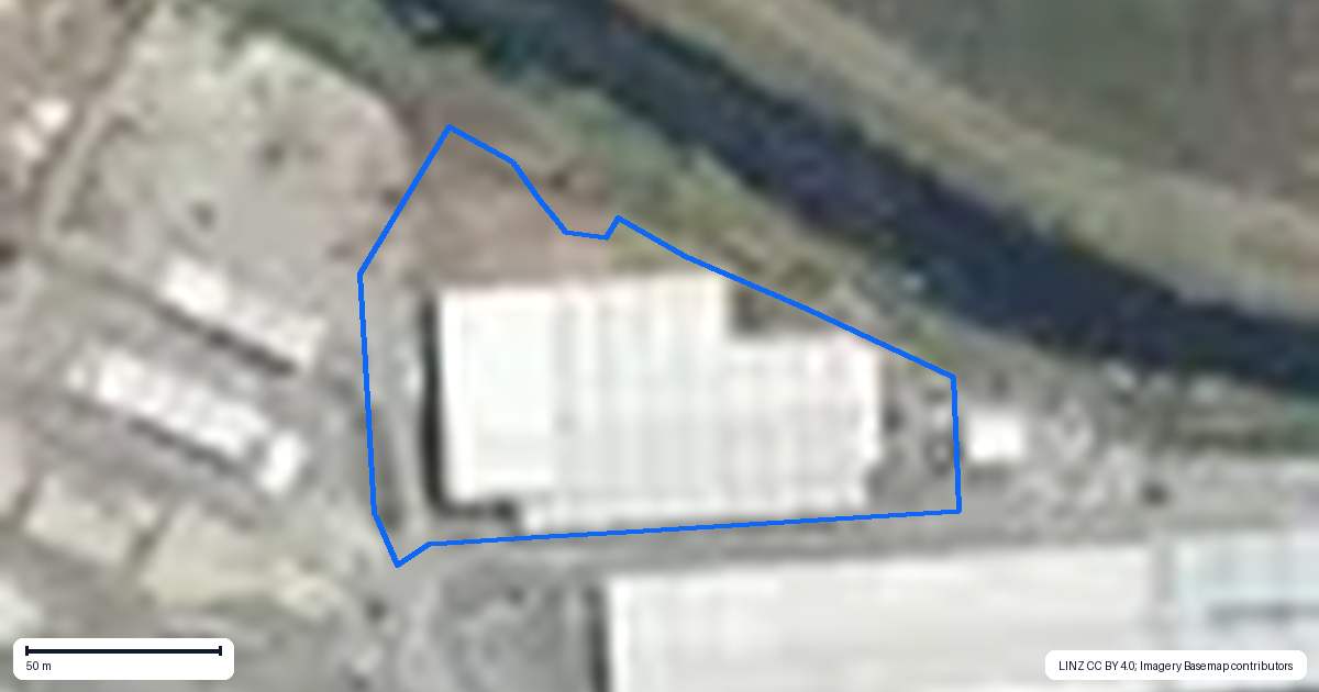 Property context map for 41 Johnston Way, Whakatu, Hastings