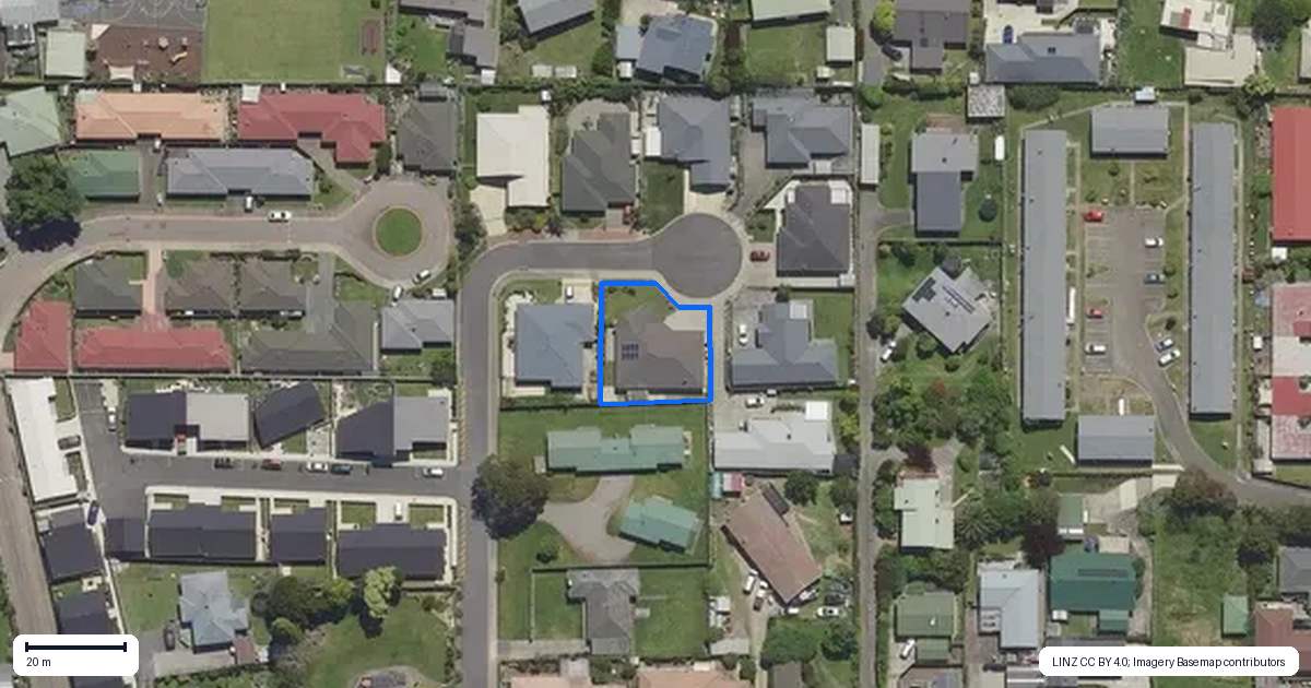 Property context map for 12 Banksia Lane, Whakatane