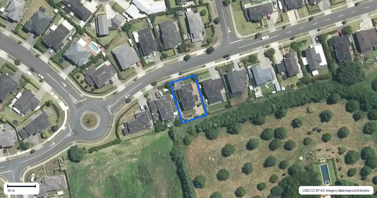 Property context map for 34 Wawatai Drive, Karaka, Papakura