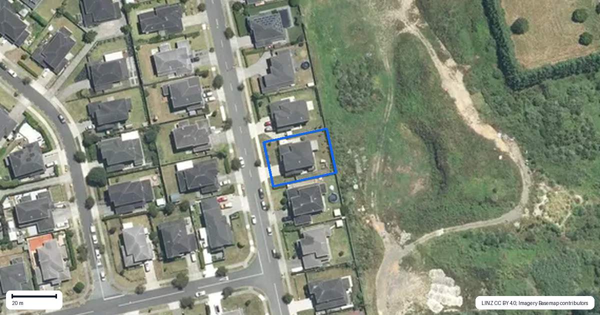 Property context map for 87 Bayvista Drive, Karaka, Papakura