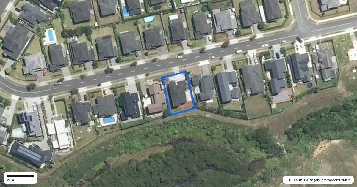 Property context map for 61 Bayvista Drive, Karaka, Papakura