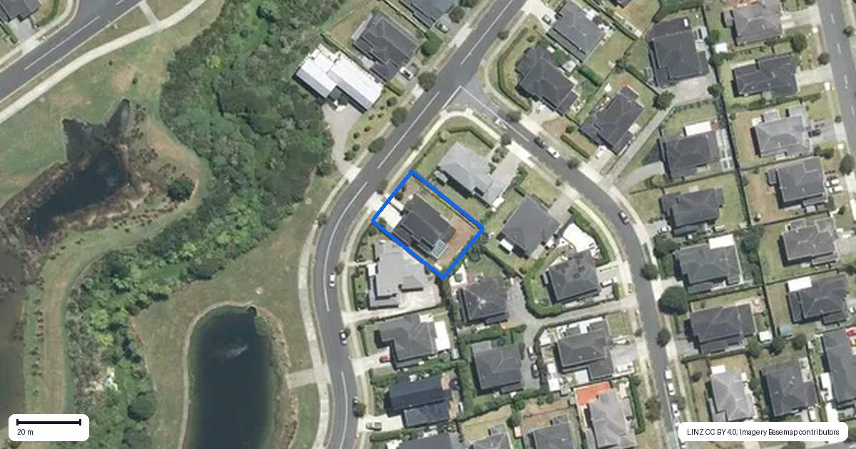 Property context map for 16 Bayvista Drive, Karaka, Papakura
