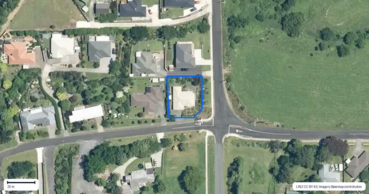 Property context map for 22 Orchard Road, Waihi