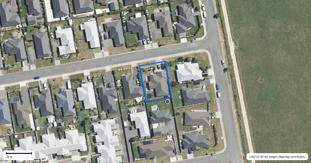 Property context map for 3 El Alamein Avenue, Rangiora