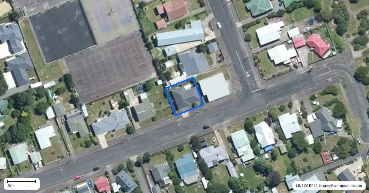 Property context map for 45A Trafalgar Street, Dannevirke