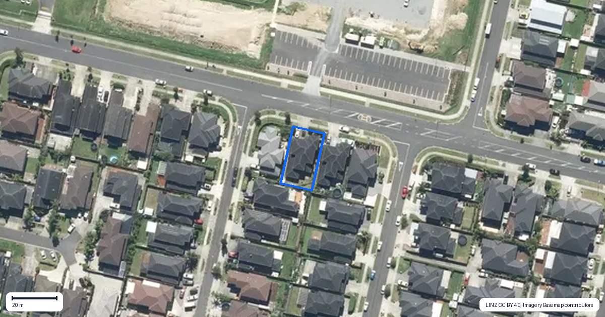 Property context map for 55 Kerrykeel Drive, Flat Bush, Auckland