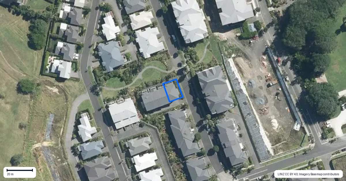 Property context map for 37 Landmark Terrace, Orewa