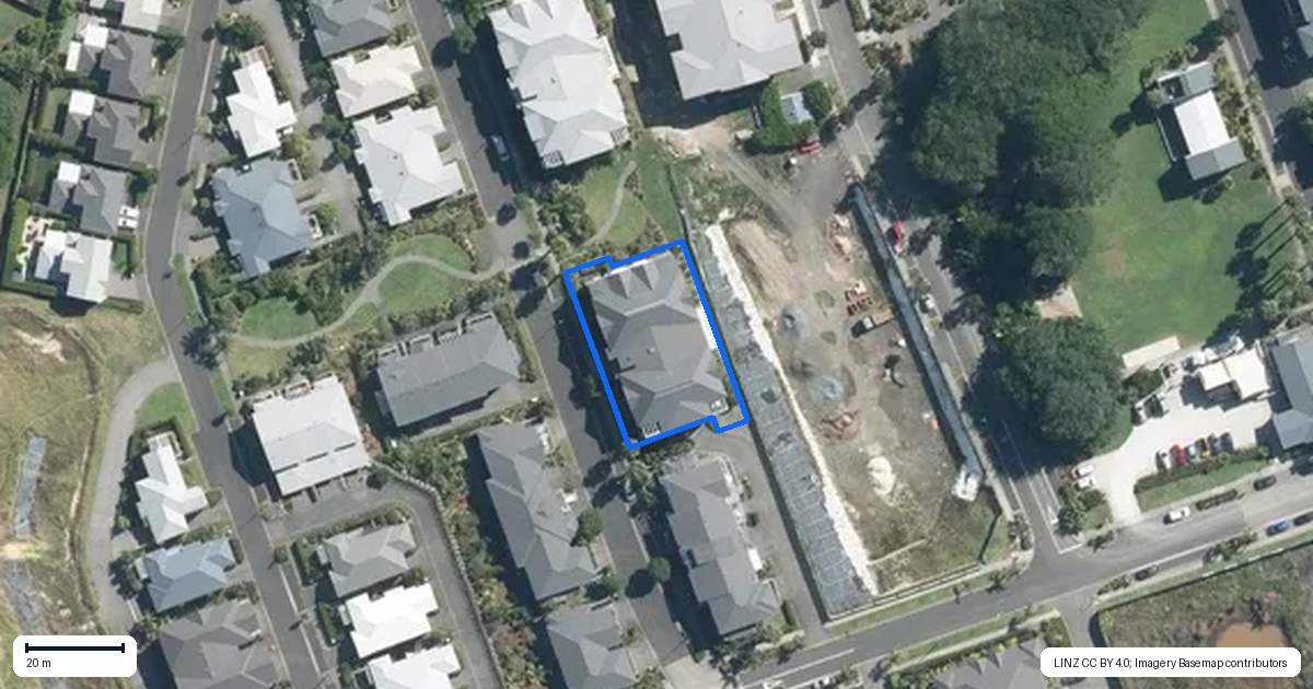Property context map for 74 Landmark Terrace, Orewa