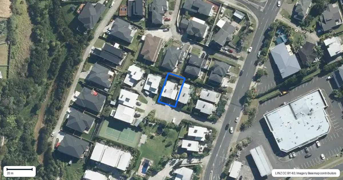 Property context map for 118 Maire Road, Orewa