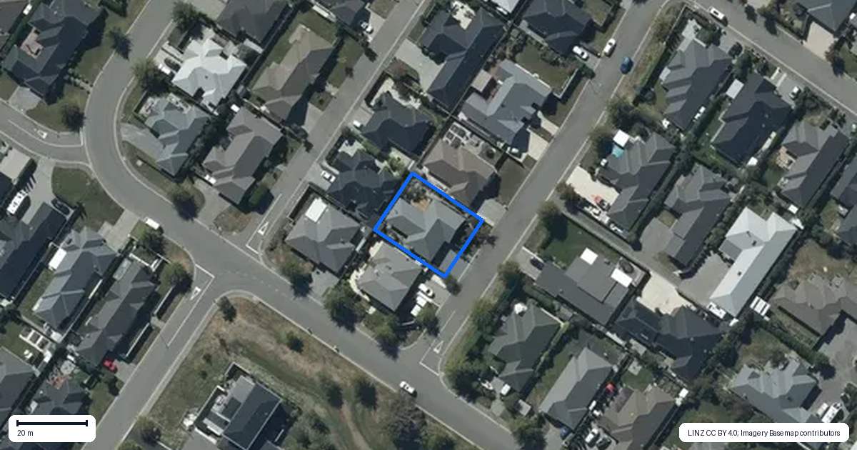 Property context map for 3 Bellvue Drive, Prebbleton