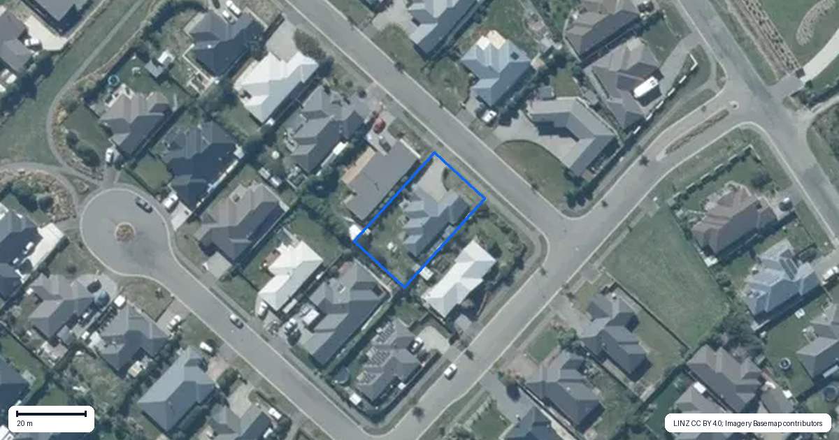 Property context map for 3 Vitruvius Way, Leeston