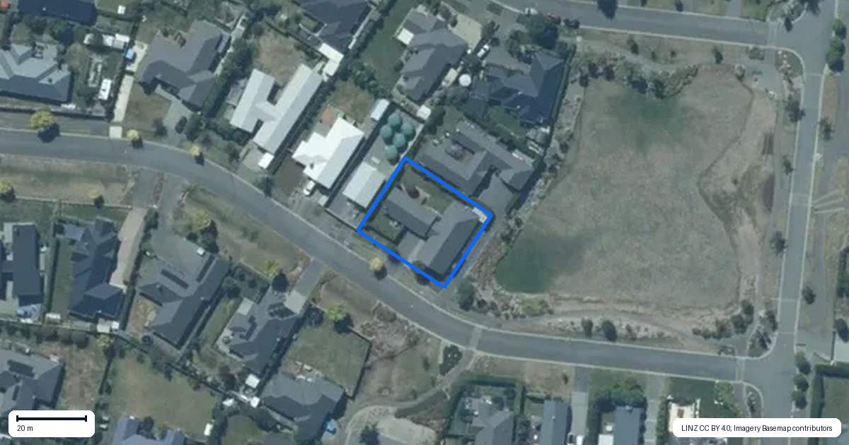Property context map for 10 Elizabeth Allen Drive, West Melton