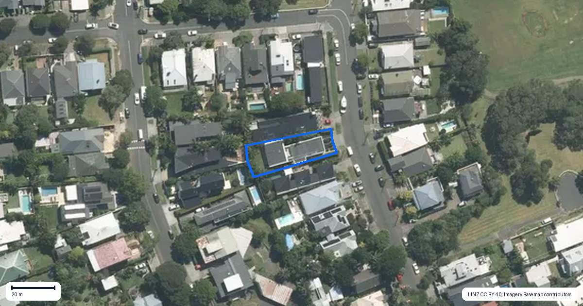 Property context map for 34 Schofield Street, Grey Lynn, Auckland