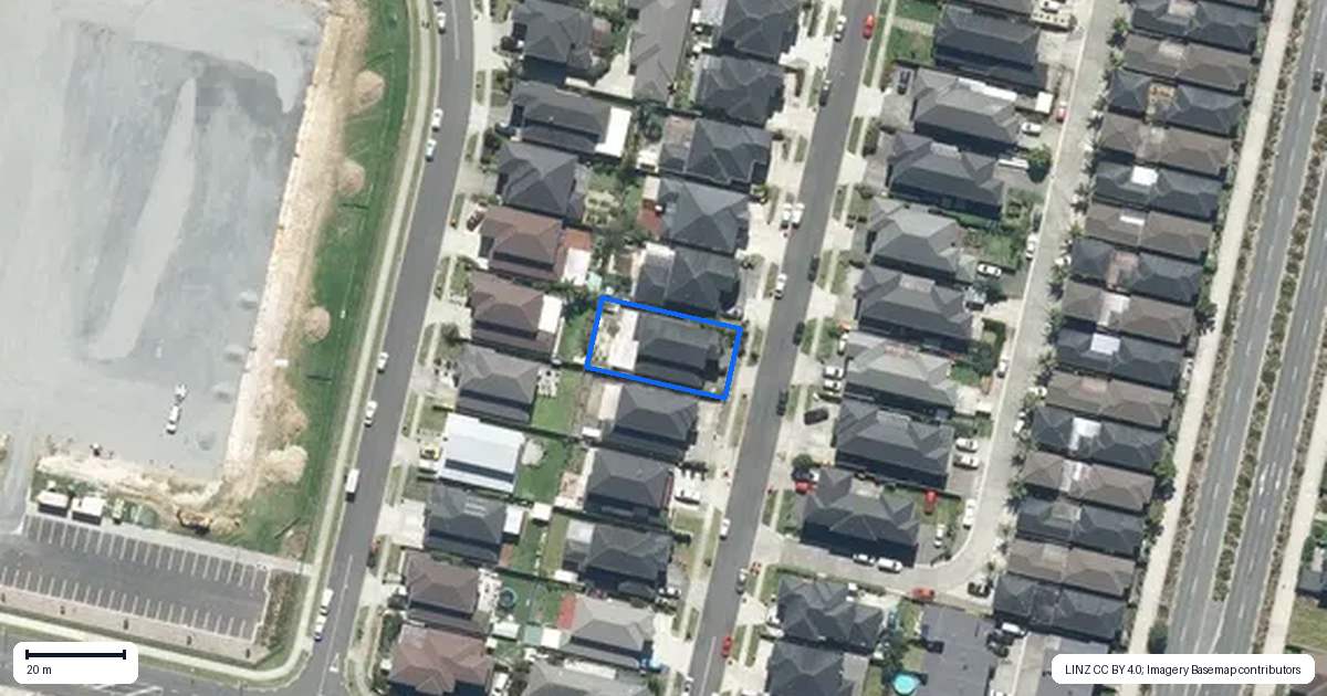 Property context map for 23 Rohi Place, Flat Bush, Auckland