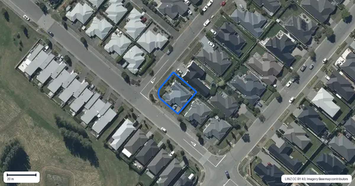 Property context map for 6 Caulfield Avenue, Halswell, Christchurch