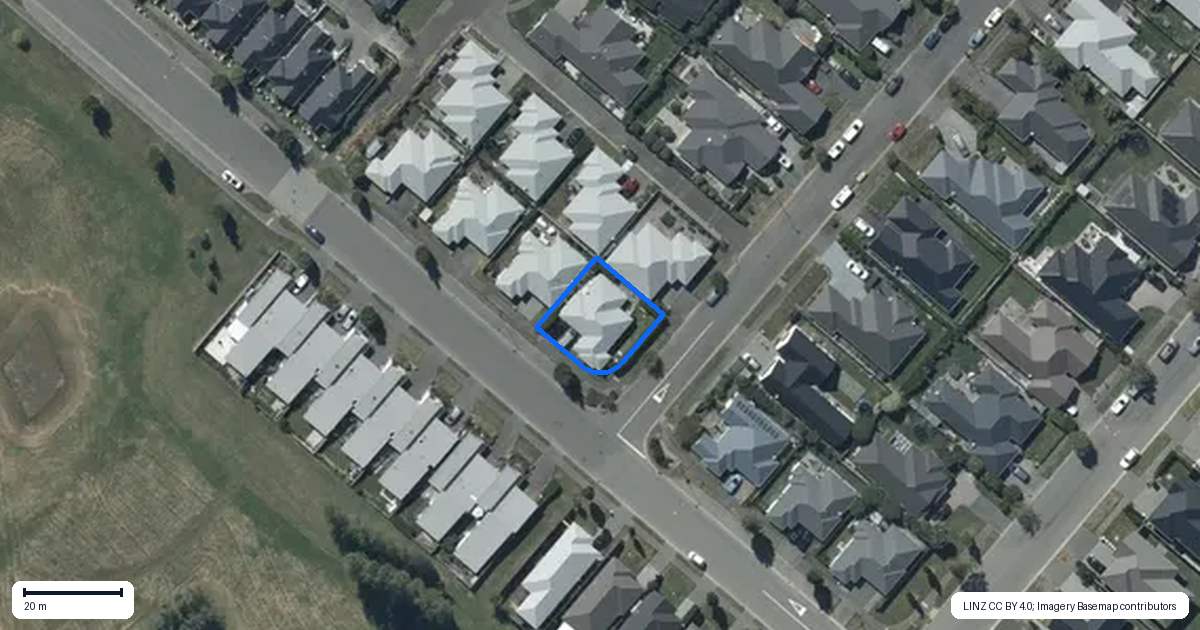 Property context map for 8 Caulfield Avenue, Halswell, Christchurch