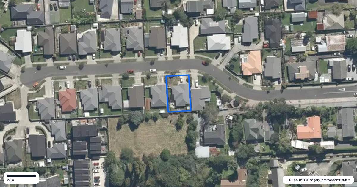 Property context map for 5 Poppy Watts Grove, Stokes Valley, Lower Hutt