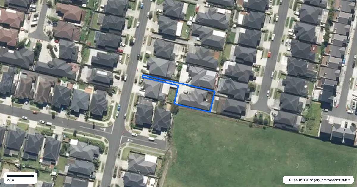 Property context map for 26 Springside Drive, Flat Bush, Auckland