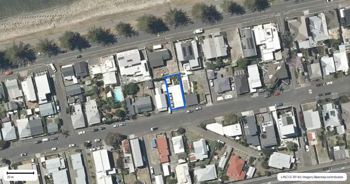 Property context map for 132 Waghorne Street, Ahuriri, Napier