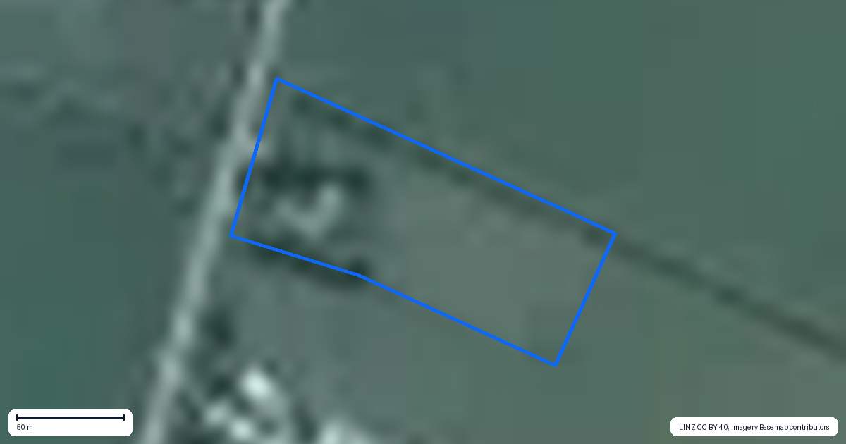 Property context map for 230 Sandersons Road, Leeston
