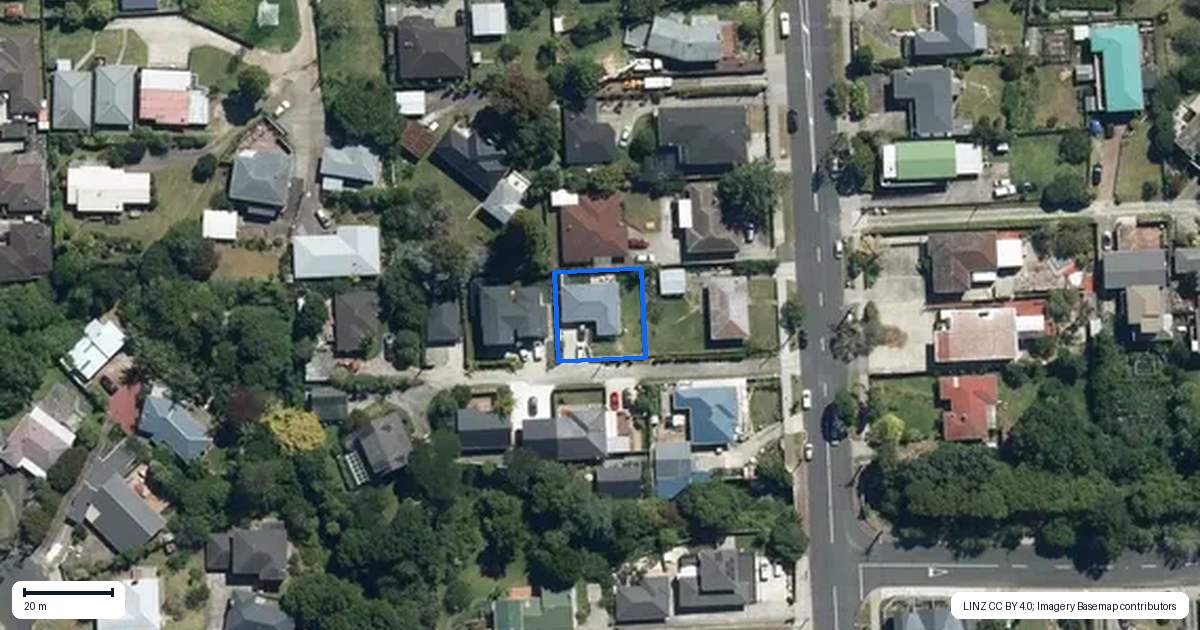 Property context map for 131 Whitney Street, Blockhouse Bay, Auckland