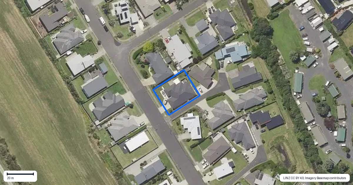 Property context map for 32 Reel Road, Athenree, Waihi Beach