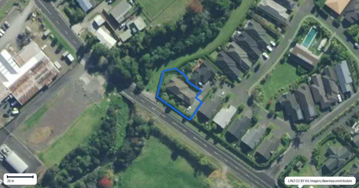 Property context map for 11 Sarawak Drive, Kerikeri
