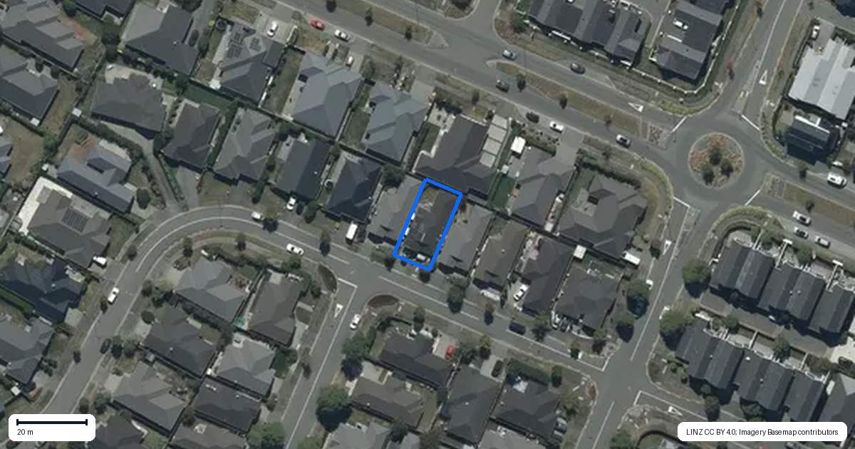 Property context map for 57 Rawnsley Terrace, Wigram, Christchurch