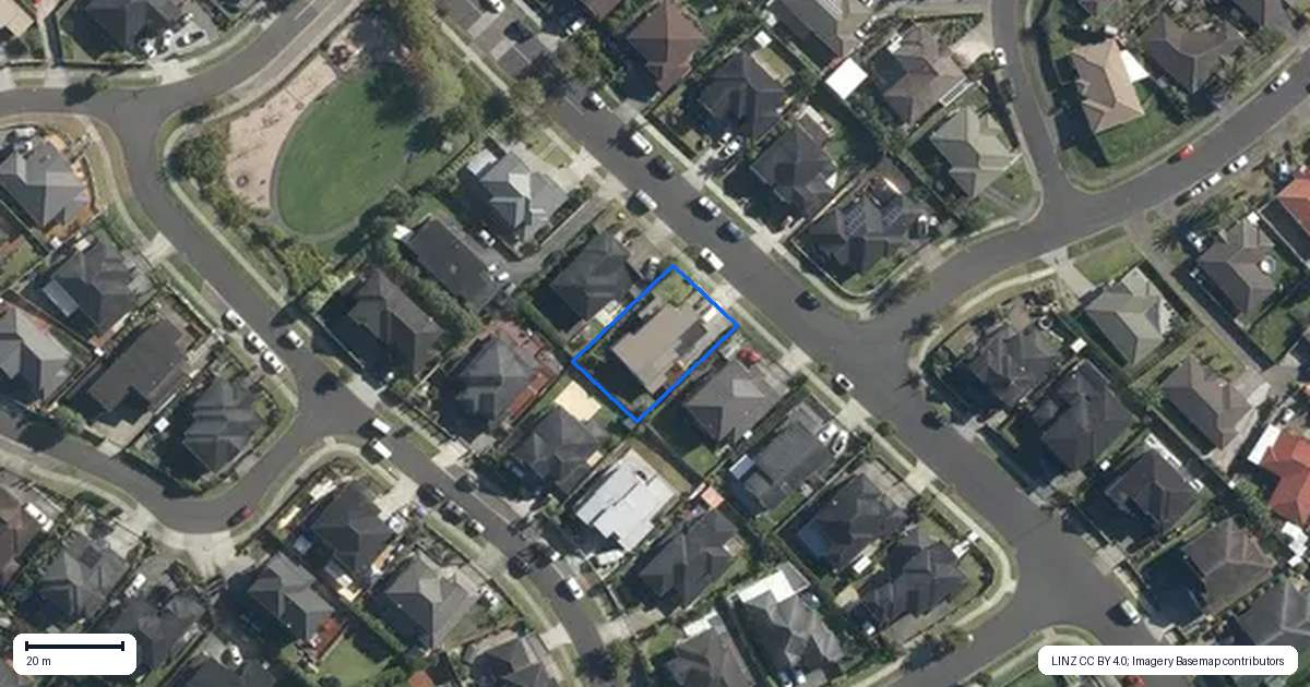 Property context map for 90 Babich Road North, Ranui, Auckland