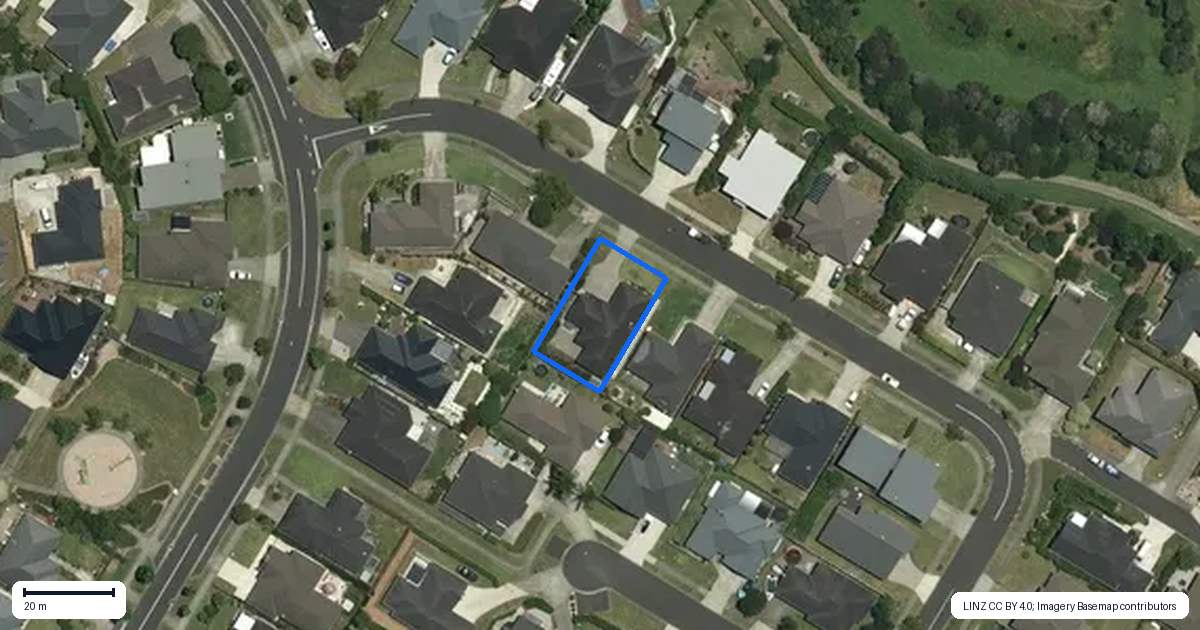 Property context map for 18 Kilbryde Crescent, Pokeno
