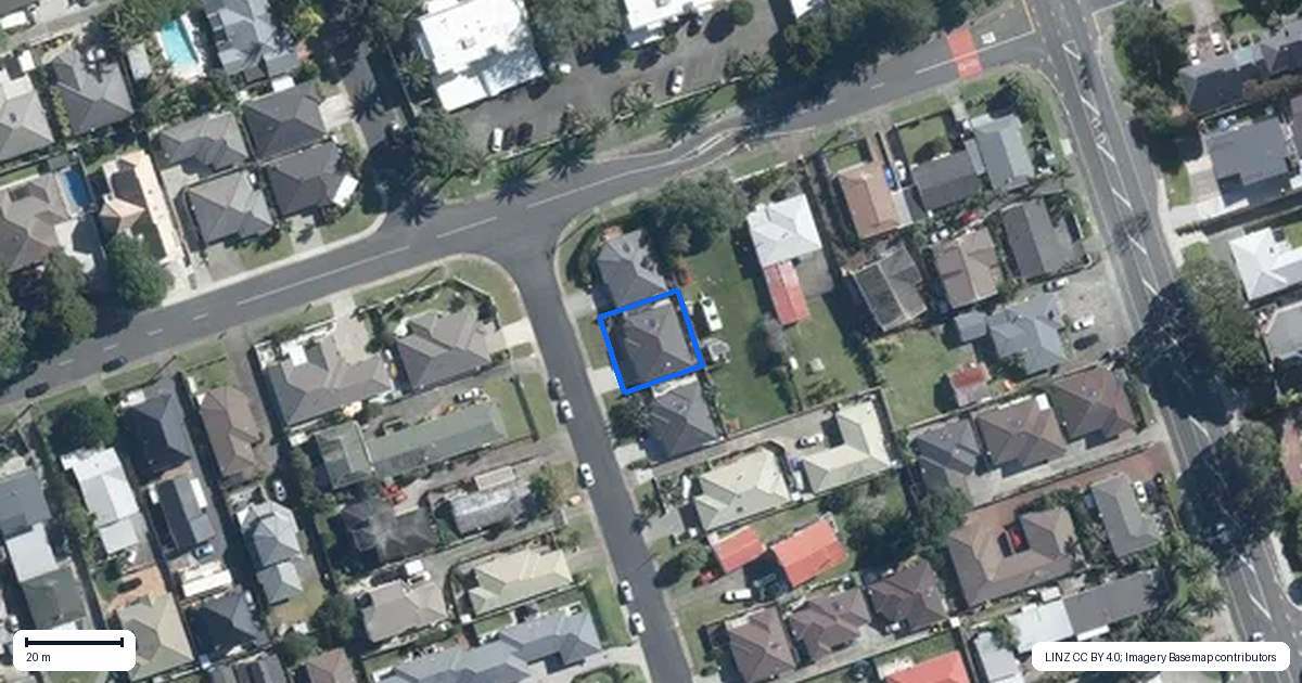 Property context map for 39 Elizabeth Street, Orewa