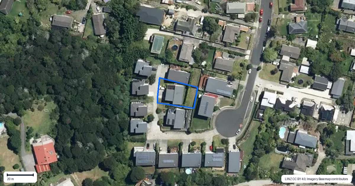 Property context map for 55 Leo Street, Glen Eden, Auckland