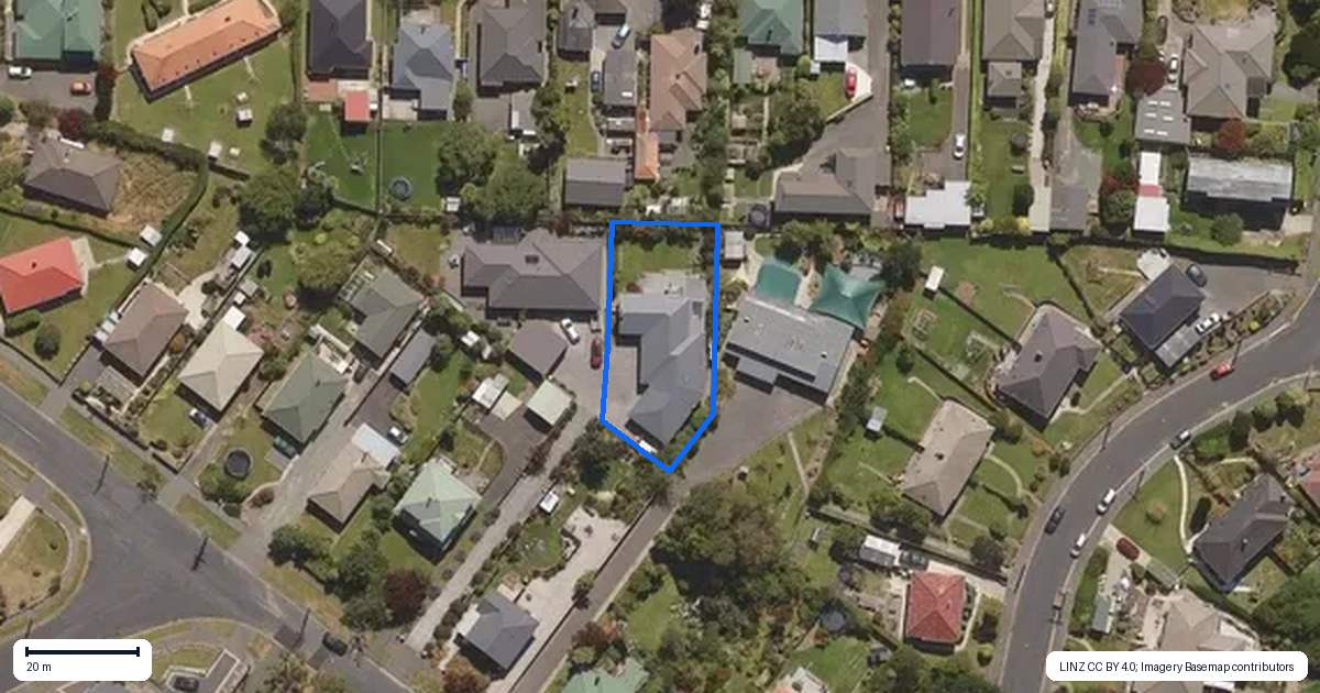 Property context map for 140 Lynn Street, Wakari, Dunedin