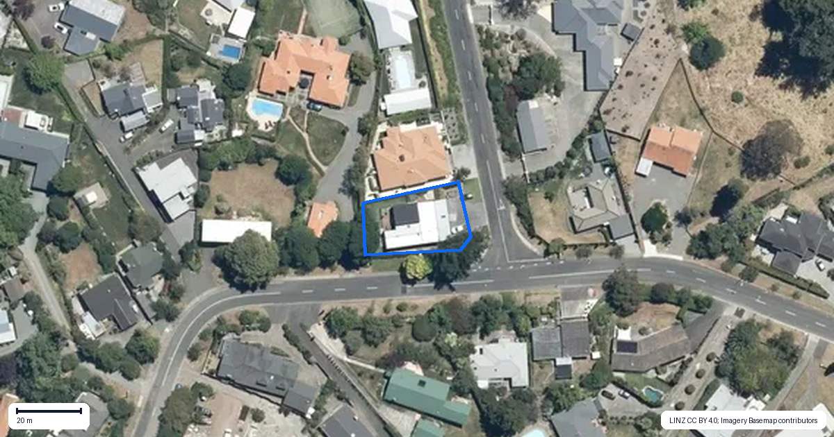 Property context map for 90 McHardy Street, Havelock North