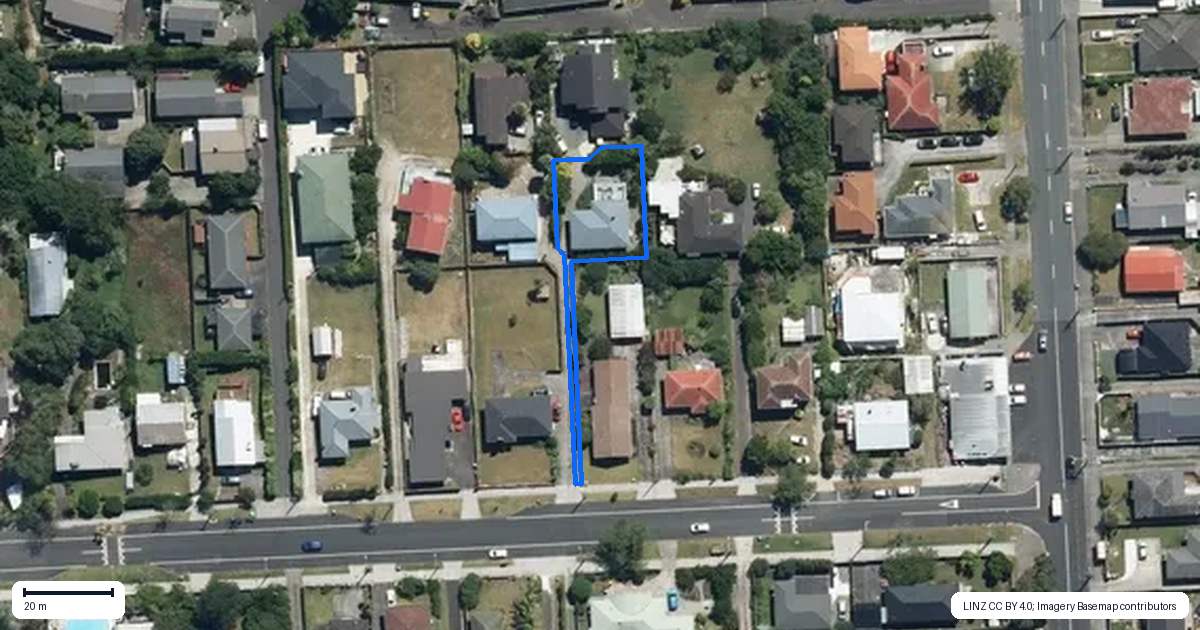 Property context map for 9A Matata Street, Blockhouse Bay, Auckland