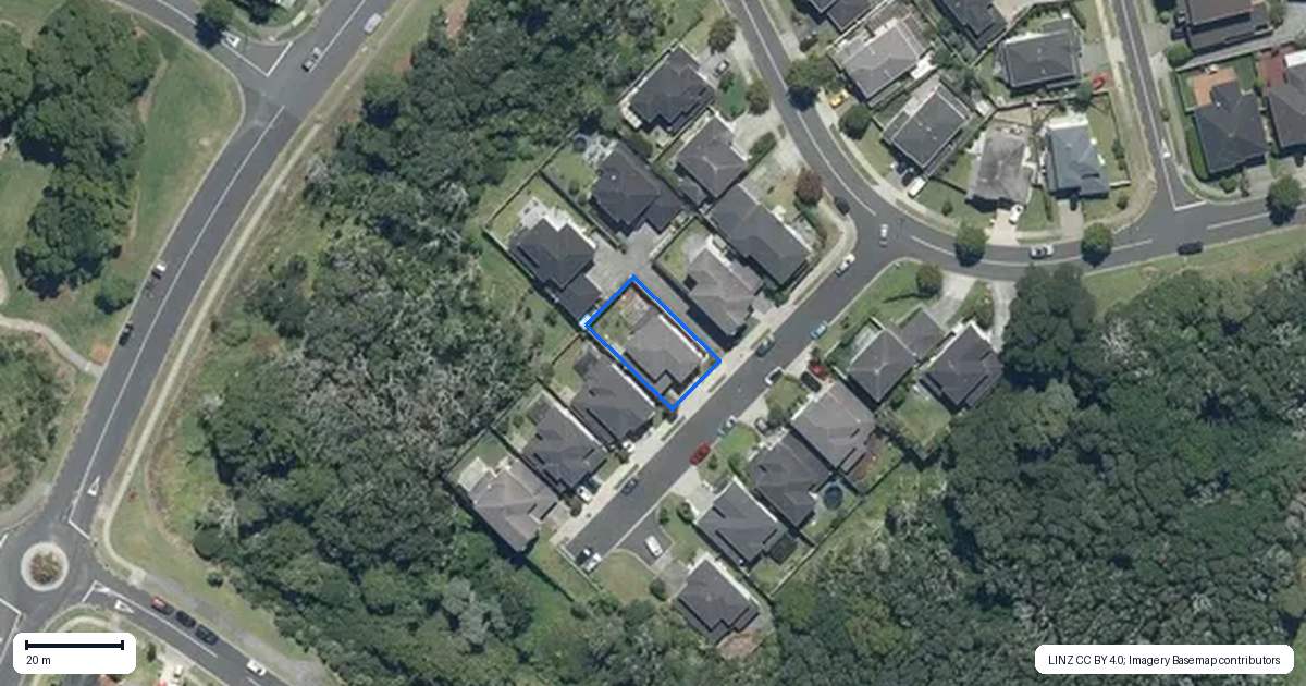 Property context map for 9 Vittoria Terrace, Flat Bush, Auckland