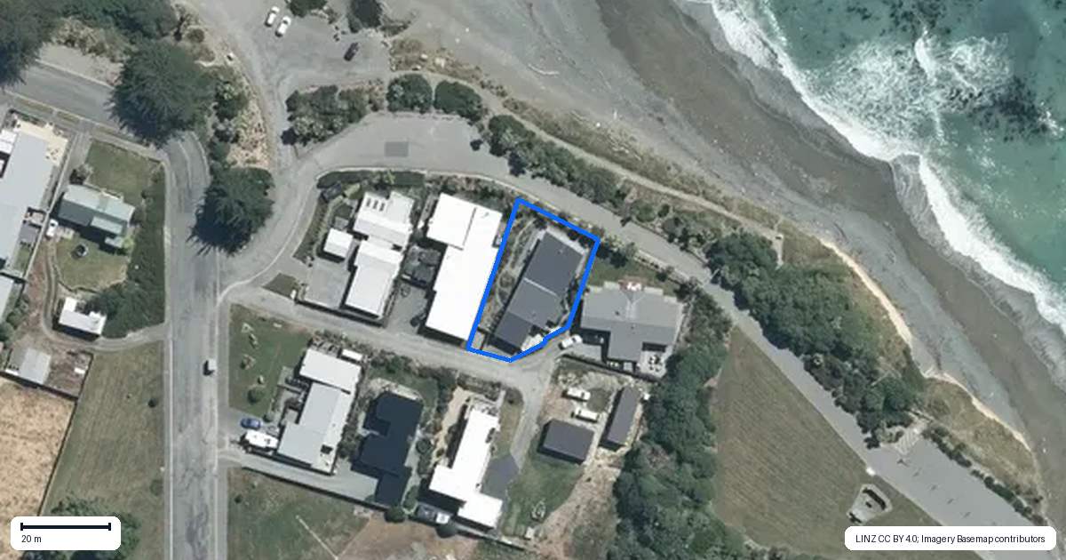 Property context map for 3 Anchorage Place, Kensington, Timaru